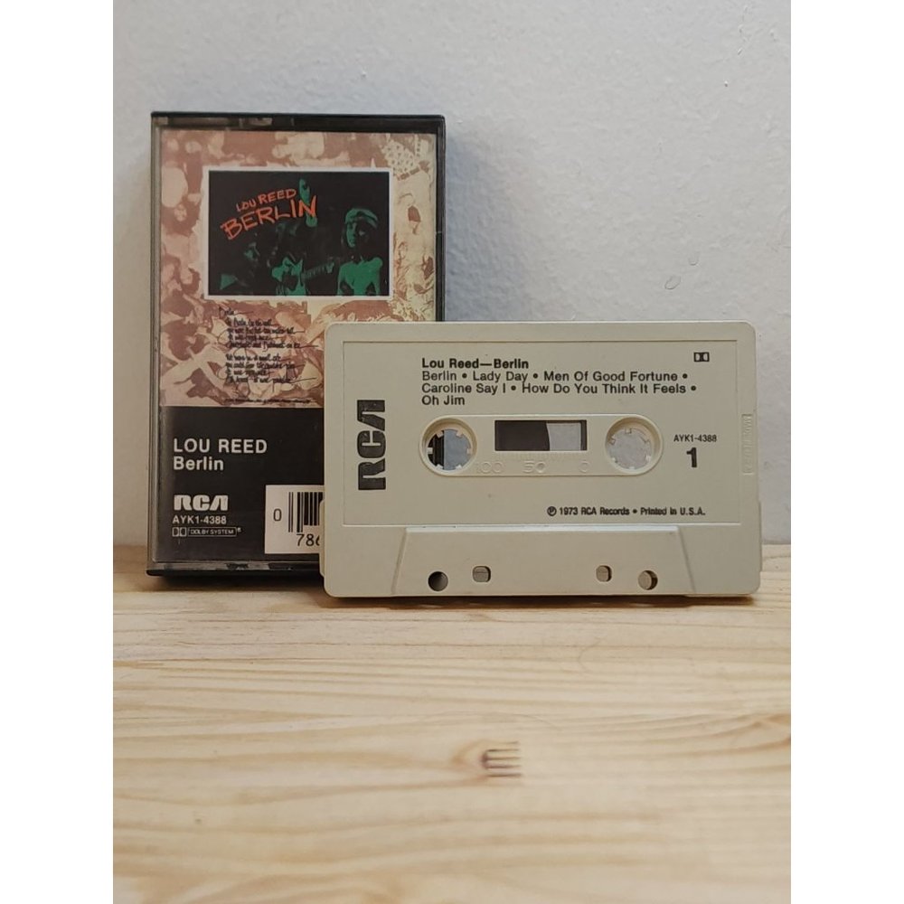 Lou Reed Berlin RCA Cassette Tape AYK1-4388 Not Tested